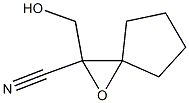 1-Oxaspiro[2.4]heptane-2-carbonitrile,2-(hydroxymethyl)-(9CI) Struktur