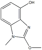 1H-Benzimidazol-4-ol,2-methoxy-1-methyl-(9CI) Struktur