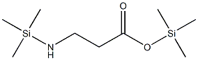 N-Trimethylsilyl-β-alanine trimethylsilyl ester Struktur