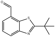 7-Benzothiazolecarboxaldehyde,2-(1,1-dimethylethyl)-(9CI) Struktur