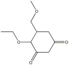 1,3-Cyclohexanedione,4-ethoxy-5-(methoxymethyl)-(9CI) Struktur