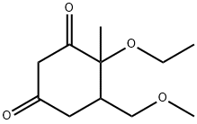 1,3-Cyclohexanedione,4-ethoxy-5-(methoxymethyl)-4-methyl-(9CI) Struktur