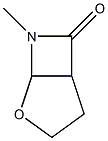 2-Oxa-7-azabicyclo[3.2.0]heptan-6-one,7-methyl-(9CI) Struktur