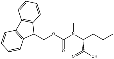 (9H-Fluoren-9-yl)MethOxy]Carbonyl N-Me-D-Nva-OH Struktur