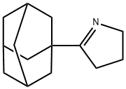 2H-Pyrrole, 3,4-dihydro-5-tricyclo[3.3.1.13,7]dec-1-yl- Struktur