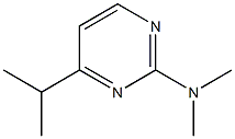 2-Pyrimidinamine,N,N-dimethyl-4-(1-methylethyl)-(9CI) Struktur