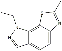 1H-Pyrazolo[4,3-g]benzothiazole,1-ethyl-7-methyl-(8CI) Struktur