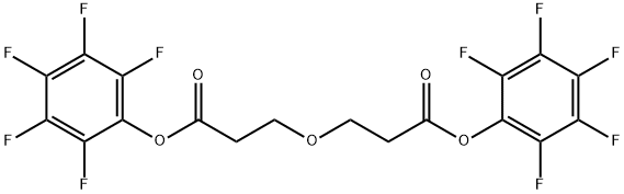 Bis-PEG1-PFP ester Struktur