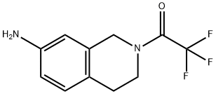 7-aMino-1,2,3,4-2-trifluoroacetyltetrahydroisoquinoline Struktur