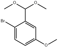 1-bromo-2-(dimethoxymethyl)-4-methoxybenzene Struktur