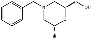 ((2R,6R)-4-benzyl-6-MethylMorpholin-2-yl)Methanol Struktur