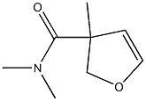 3-Furancarboxamide,2,3-dihydro-N,N,3-trimethyl-(9CI) Struktur