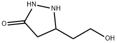 3-Pyrazolidinone,5-(2-hydroxyethyl)-(9CI) Struktur