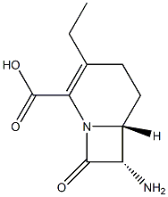 1-Azabicyclo[4.2.0]oct-2-ene-2-carboxylicacid,7-amino-3-ethyl-8-oxo-,(6R- Struktur