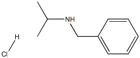 Benzenemethanamine,N-(1-methylethyl)-, hydrochloride (1:1) Struktur