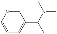 3-Pyridinemethanamine,N,N,alpha-trimethyl-(9CI) Struktur