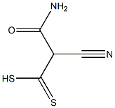 Propane(dithioic)  acid,  3-amino-2-cyano-3-oxo-  (9CI) Struktur