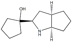 Cyclopentanol, 1-(octahydrocyclopenta[b]pyrrol-2-yl)-, [2R-(2-alpha-,3a-ba-,6a-ba-)]- (9CI) Struktur