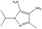 1H-Pyrazole-4,5-diamine,3-methyl-1-(1-methylethyl)-(9CI) Struktur