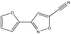 5-Isoxazolecarbonitrile,3-(2-furanyl)-(9CI) Struktur