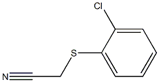 2-[(2-chlorophenyl)sulfanyl]acetonitrile Struktur