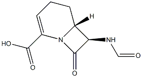 1-Azabicyclo[4.2.0]oct-2-ene-2-carboxylicacid,7-(formylamino)-8-oxo-,(6R- Struktur