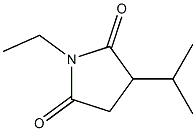 2,5-Pyrrolidinedione,1-ethyl-3-(1-methylethyl)-(9CI) Struktur