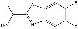 2-Benzothiazolemethanamine,5,6-difluoro-alpha-methyl-(9CI) Struktur