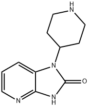 1-(piperidin-4-yl)-1H-imidazo[4,5-b]pyridin-2(3H)-one Struktur