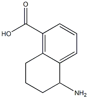 1-Naphthalenecarboxylicacid,5-amino-5,6,7,8-tetrahydro-(9CI) Struktur