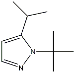 1H-Pyrazole,1-(1,1-dimethylethyl)-5-(1-methylethyl)-(9CI) Struktur