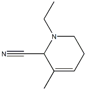 2-Pyridinecarbonitrile,1-ethyl-1,2,5,6-tetrahydro-3-methyl-(9CI) Struktur