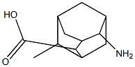 Tricyclo[3.3.1.13,7]decane-2-carboxylic acid, 4-amino-8-methyl- (9CI) Struktur