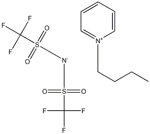 1-BUTYLPYRIDINIUM BIS(TRIFLUOROMETHYLSULFONYL)IMIDE Structure