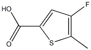 2-Thiophenecarboxylicacid,4-fluoro-5-methyl-(9CI) Struktur