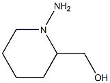 2-Piperidinemethanol,1-amino-(9CI) Struktur