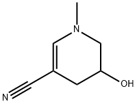 3-Pyridinecarbonitrile,1,4,5,6-tetrahydro-5-hydroxy-1-methyl-(9CI) Struktur