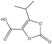 1,3-Dioxole-4-carboxylicacid,5-(1-methylethyl)-2-oxo-(9CI) Struktur