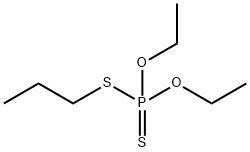 O，O-diethyl-S-propyl dithiophosphate Struktur