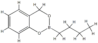 2-Butyl-4H-1,3,2-benzodioxaborin Struktur