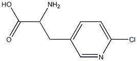 3-Pyridinepropanoicacid,-alpha--amino-6-chloro-(9CI) Struktur