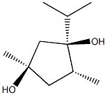 1,3-Cyclopentanediol,1,4-dimethyl-3-(1-methylethyl)-,(1alpha,3alpha,4bta)-(9CI) Struktur