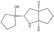 Cyclopentanol, 1-(octahydrocyclopenta[b]pyrrol-2-yl)-, [2S-(2-alpha-,3a-alpha-,6a-alpha-)]- (9CI) Struktur