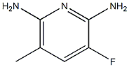 2,6-Pyridinediamine,3-fluoro-5-methyl-(9CI) Struktur