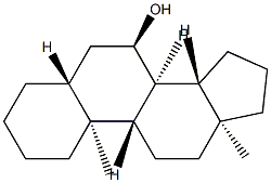 5α-Androstan-7α-ol Struktur