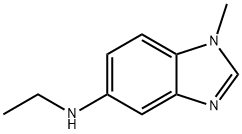 1H-Benzimidazol-5-amine,N-ethyl-1-methyl-(9CI) Struktur