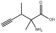 4-Pentynoicacid,2-amino-2,3-dimethyl-(9CI) Struktur