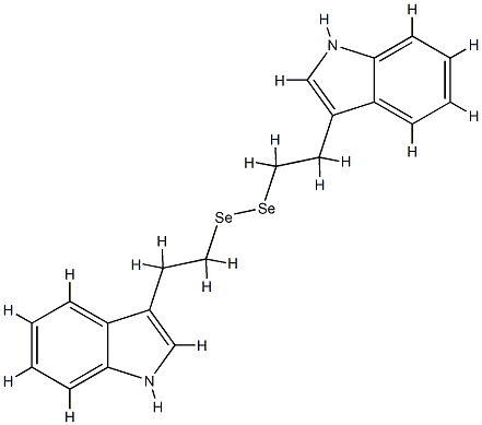 Bis[2-(1H-indol-3-yl)ethyl] perselenide Struktur