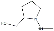 2-Pyrrolidinemethanol,1-(methylamino)-(9CI) Struktur