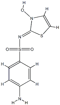 N(sup 1)-2-Thiazolylsulfanilamide 3-oxide Struktur